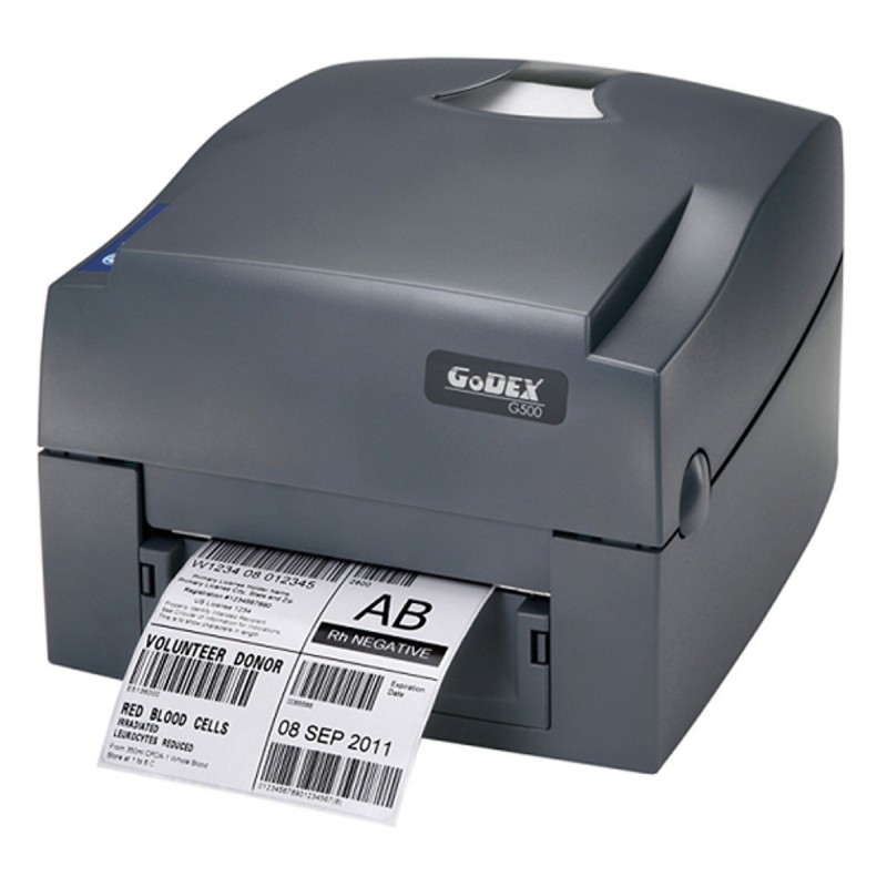 Biurkowa drukarka do satyny i nylonu GoDEX G530 z podajnikiem (GP-G530-UES-UHD-BCM6)