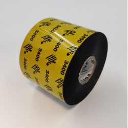 Taśma termotransferowa Zebra 60mm x 450mb woskowo-żywiczna