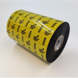 Taśma termotransferowa Zebra 110mm x 450mb woskowo-żywiczna