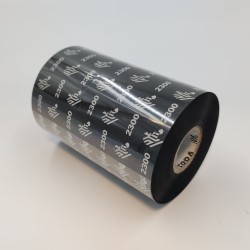 Taśma termotransferowa Zebra 110mm x 450mb woskowa