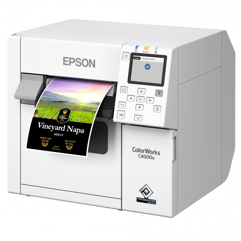 Kolorowa drukarka Epson ColorWorks CW-C4000 (C31CK03102BK)